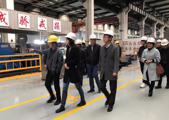 郑州市中科院一行莅临郑州w66利来最给利的老牌参观调研